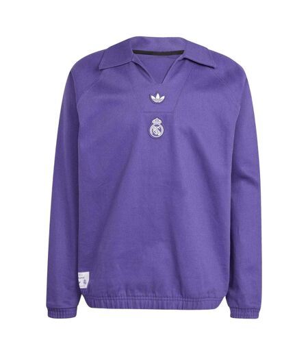 Sweat Motif/style Real Madrid Cf Homme Violet Adidas