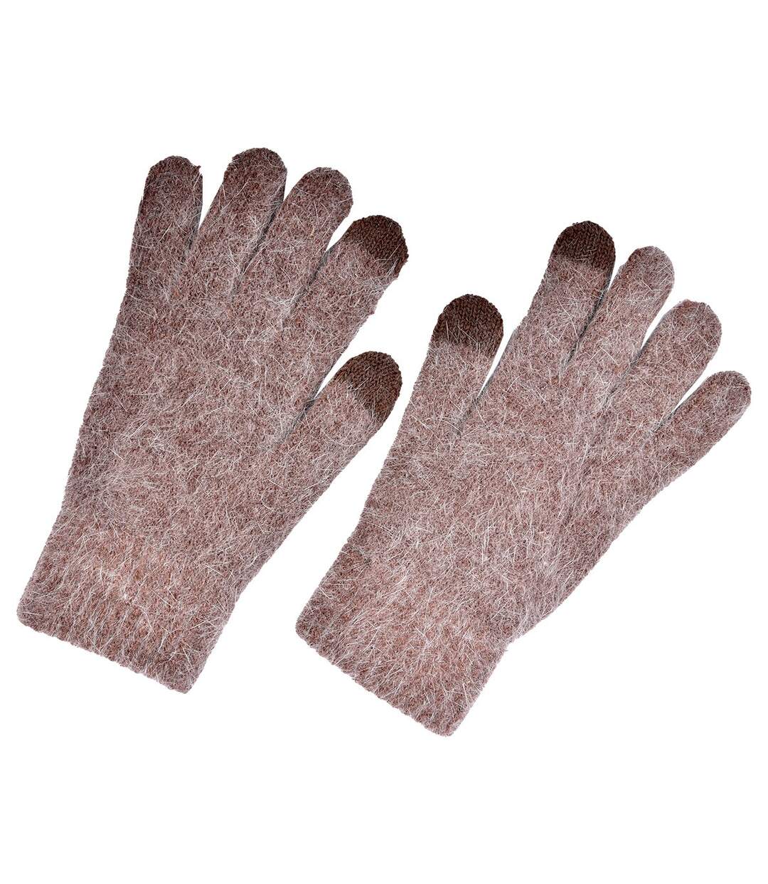 Gants Femme INFINITF 0675 ANGORA MARRON-1