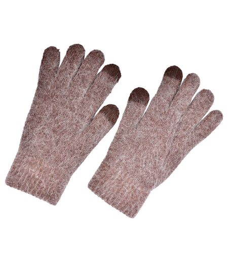 Gants Femme INFINITF 0675 ANGORA MARRON