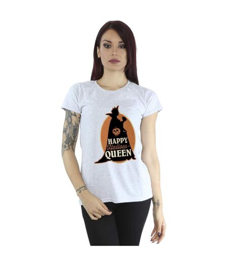 Disney T-shirt en coton Femmes/Dames Villains Hallow Queen (Gris sportif) - UTBI44563
