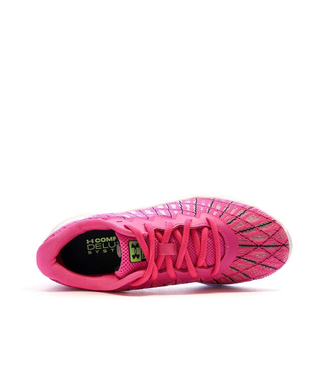 Chaussures de running rose femme under armour charged breeze-4