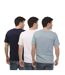 T-shirts homme bleu / blanc / gris Jack And Jones-2