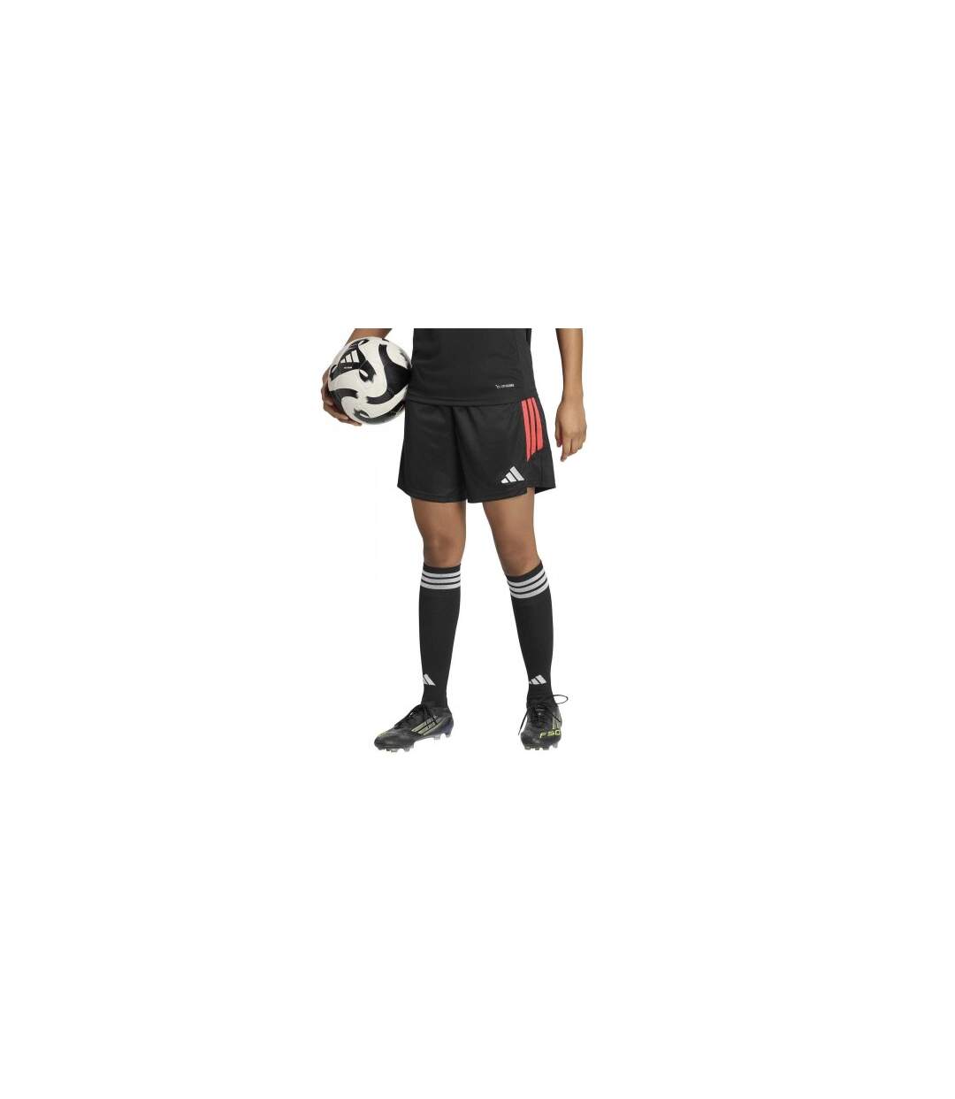 Short Motif/style 3 Rayures Tiro Femme Noir Adidas-1