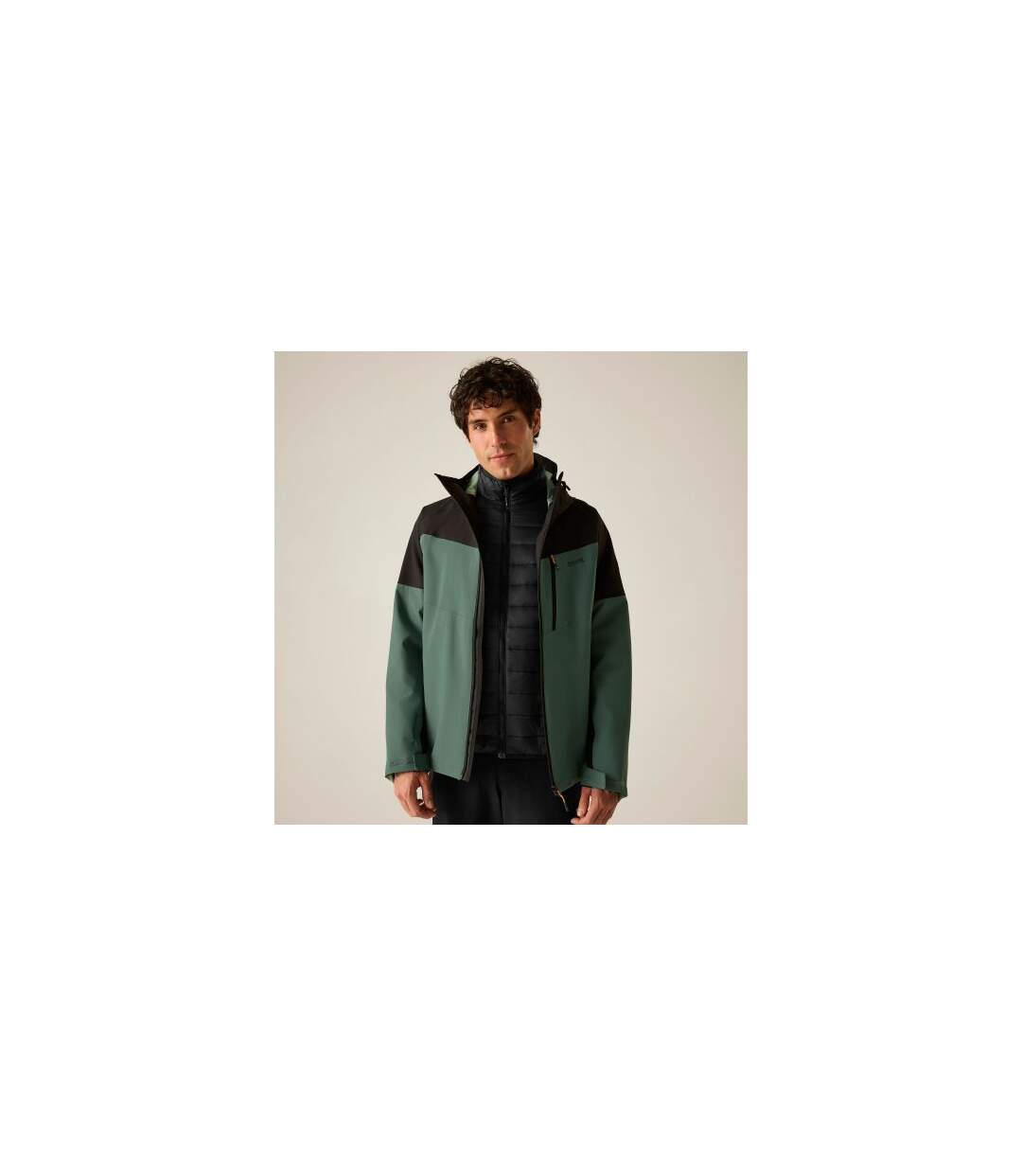 Veste Motif/style 3-en-1 Wentwood Homme Vert Gris Foncé Noir Regatta-1