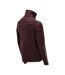 Mens Customised Striped Fleece Jacket Bordeaux Mascot-4