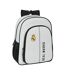 Childrens/kids Crest Backpack One Size White Real Madrid CF-1