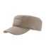 Atlantis Tank Brushed Cotton Military Cap (Pack of 2) (Khaki) - UTAB418