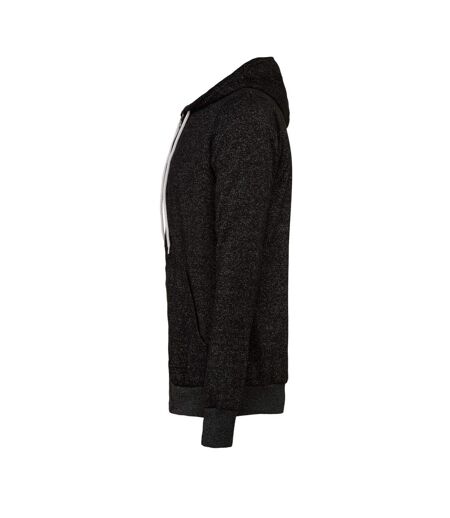 Canvas Unixex Zip-up Polycotton Fleece Hooded Sweatshirt / Hoodie Dtg Black Bella + Canvas