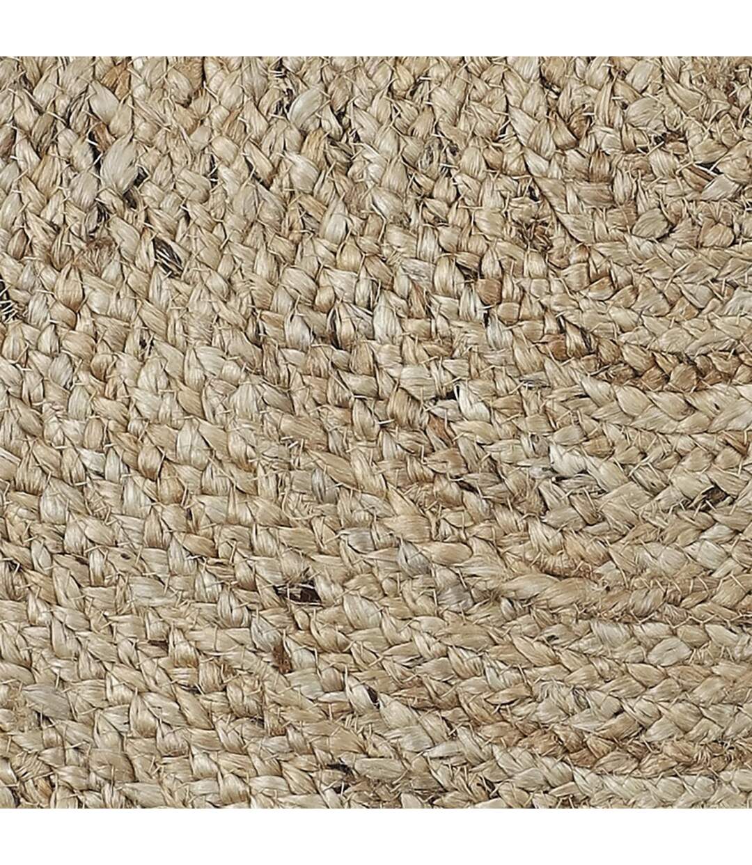 Tapis Rond Déco en Jute Baltimore 80cm Naturel-2