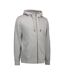 Unisex core full zip hoodie grey melange ID
