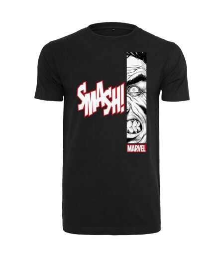 T-shirt Homme En Colère Noir Hulk