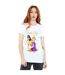 Disney Womens/Ladies Princess Holiday Magic In My Heart Cotton Boyfriend T-Shirt (Blanc) - UTBI42870-2