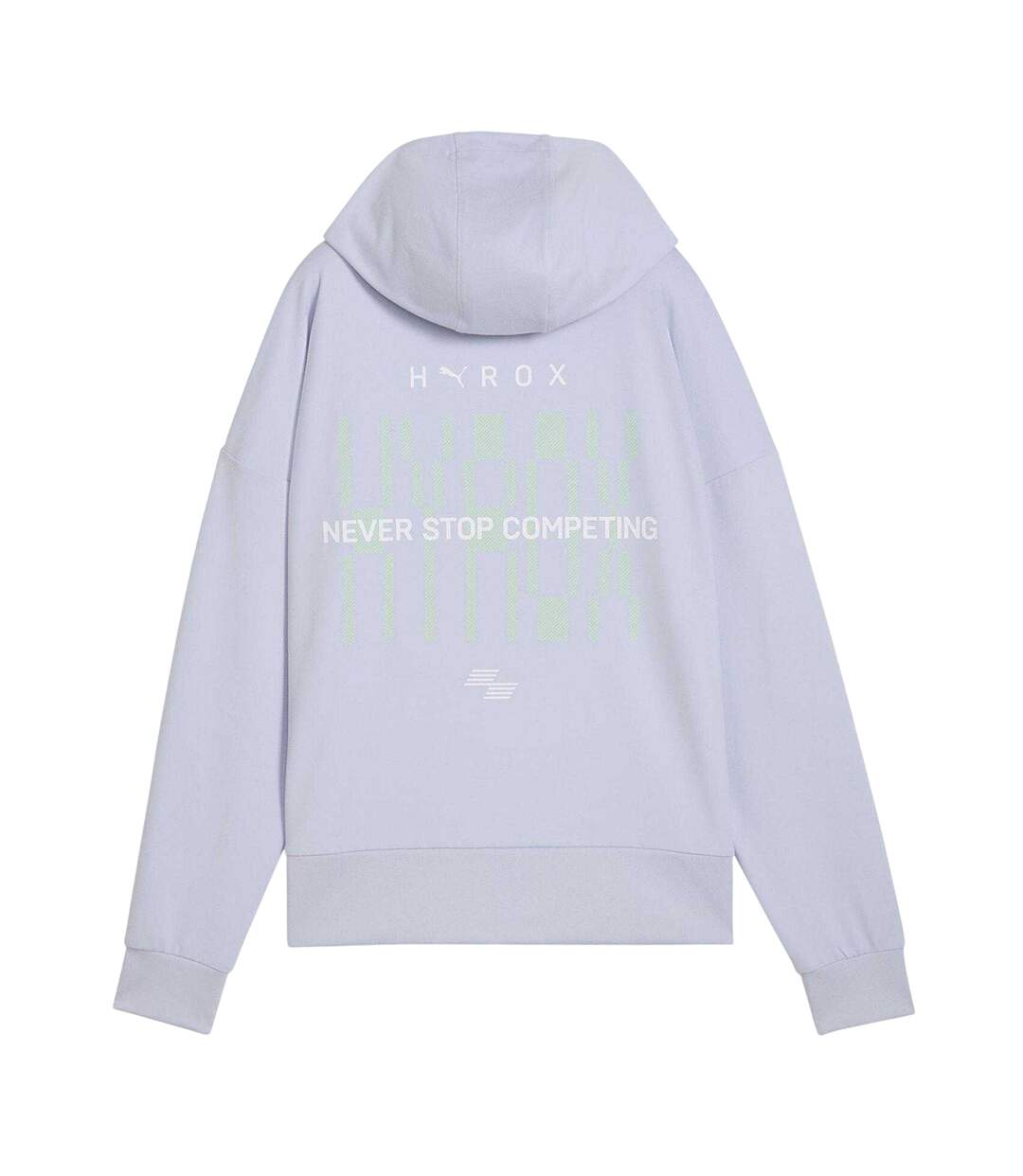 Womens/ladies Hyrox Graphic Print Hoodie Stormy Weather Puma-3