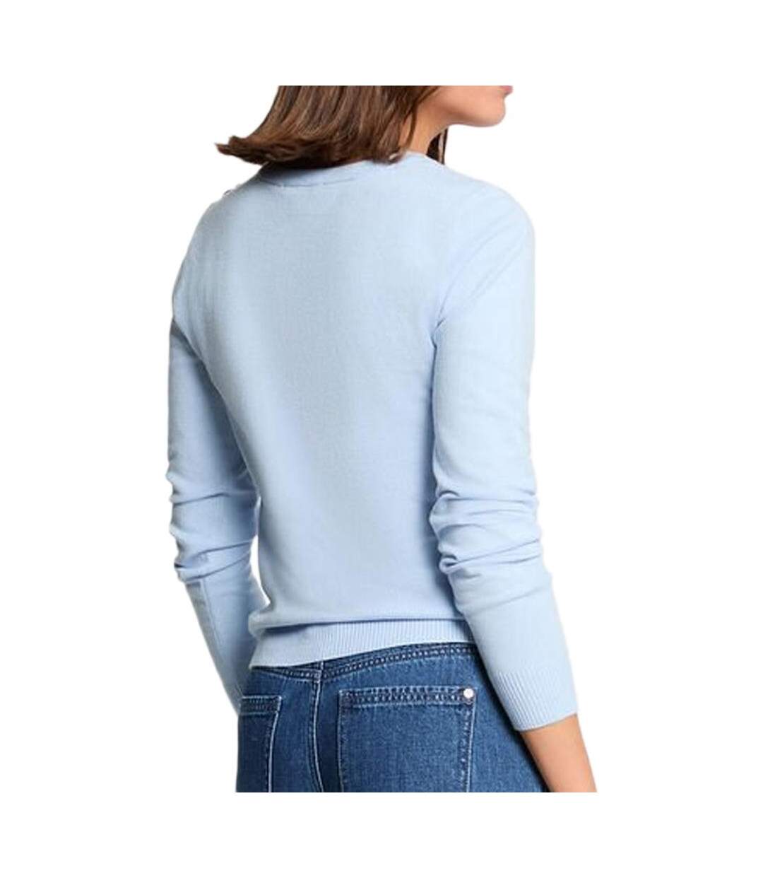Pull bleu femme morgan mkiss-2
