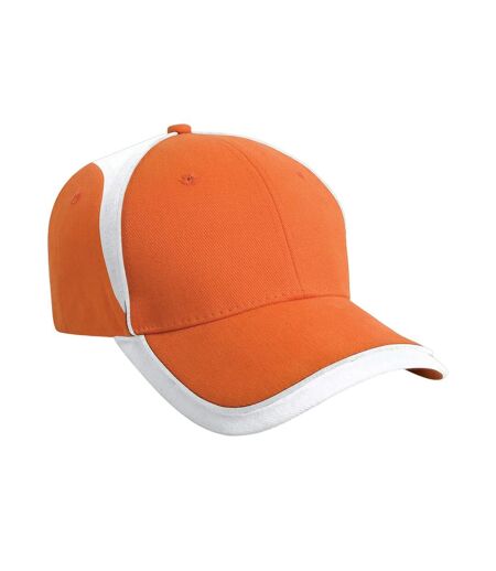 Casquette national orange / blanc Result