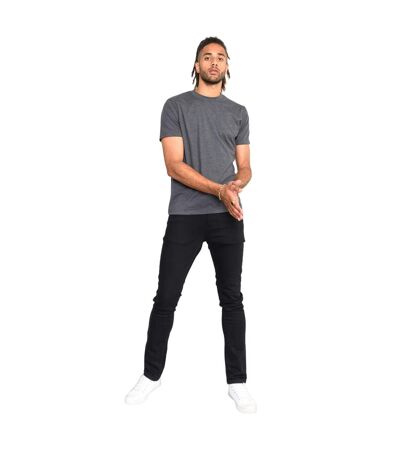 T-shirt D555 Flyers Homme Gris Foncé Chiné Duke