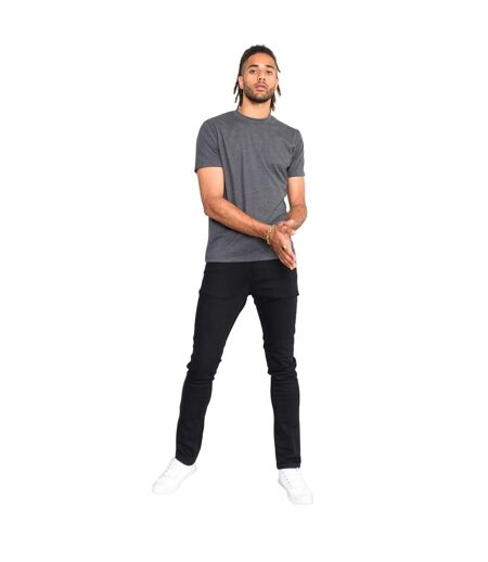 Duke Mens Flyers-2 Crew Neck T-Shirt (Charcoal Melange) - UTDC165