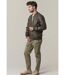 Blouson en simili cuir, au style rock et classique, pour homme GARET