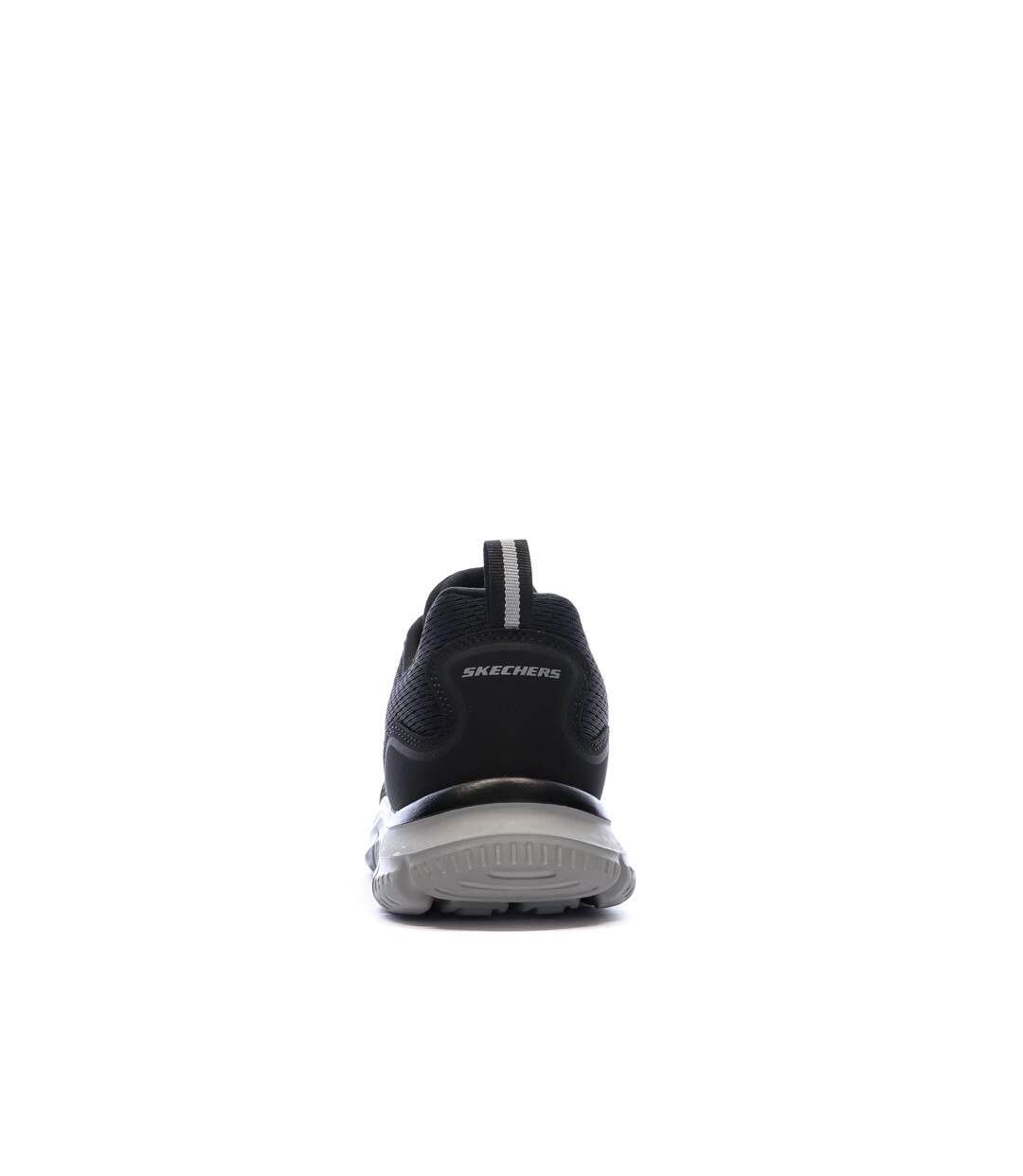 Baskets noir/marine homme skechers track-ripkent-3