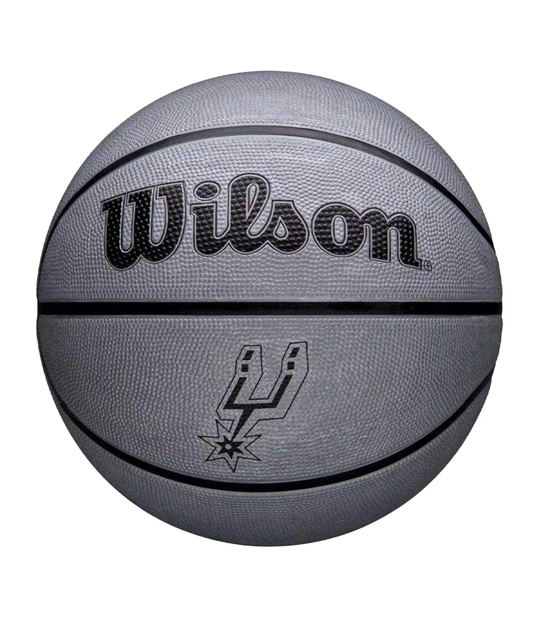 Ballon De Basket Motif/style Nba San Antonio Spurs Taille 5 Gris Wilson-1