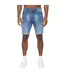 Short Style Griffure Riptrey Abraised Homme Bleu Crosshatch-1