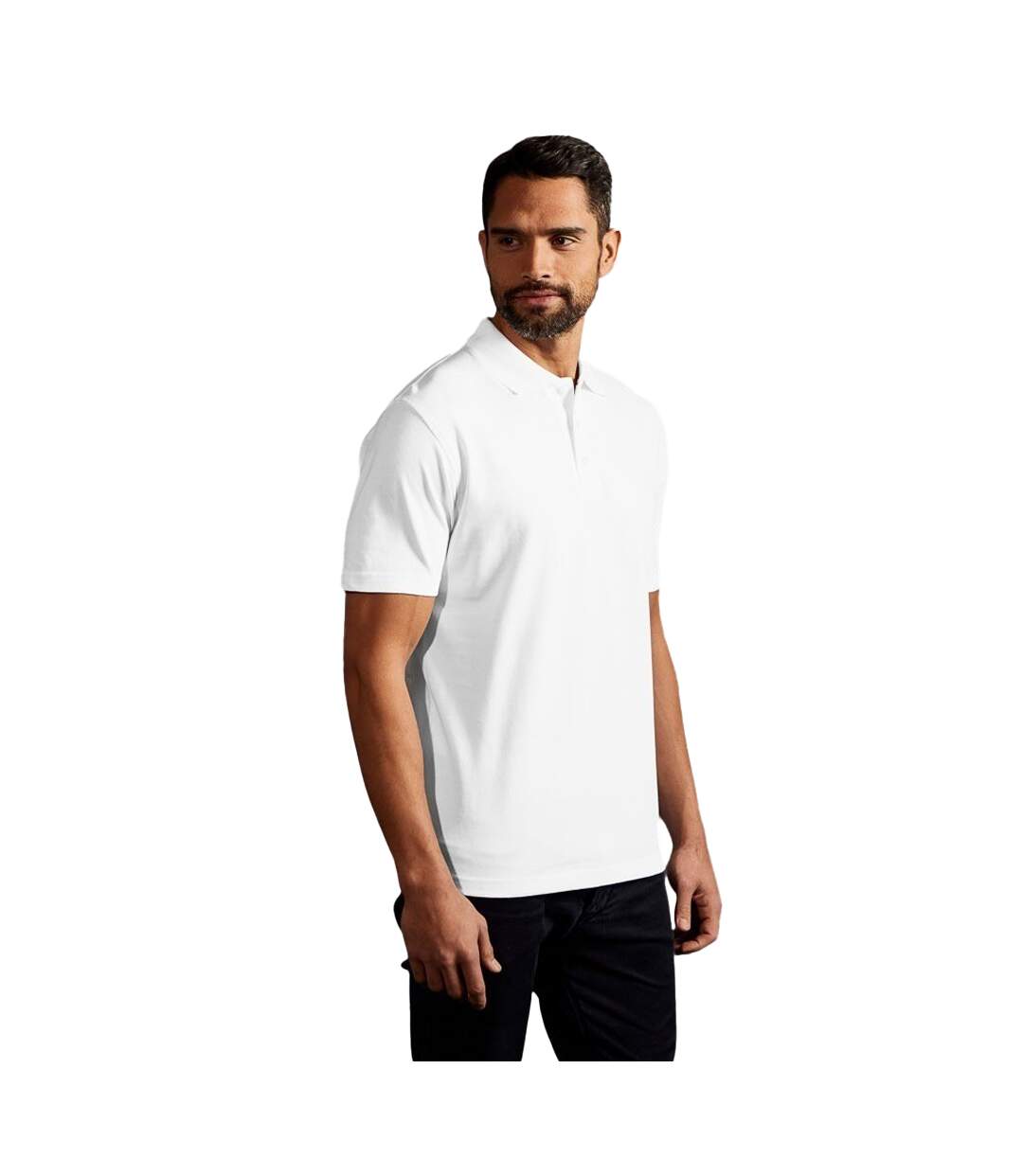 Polo Superior Homme Blanc Promodoro-1