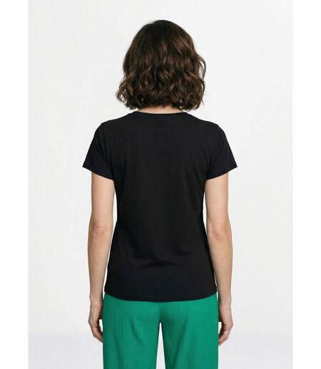 T-shirt coton ananas sequins