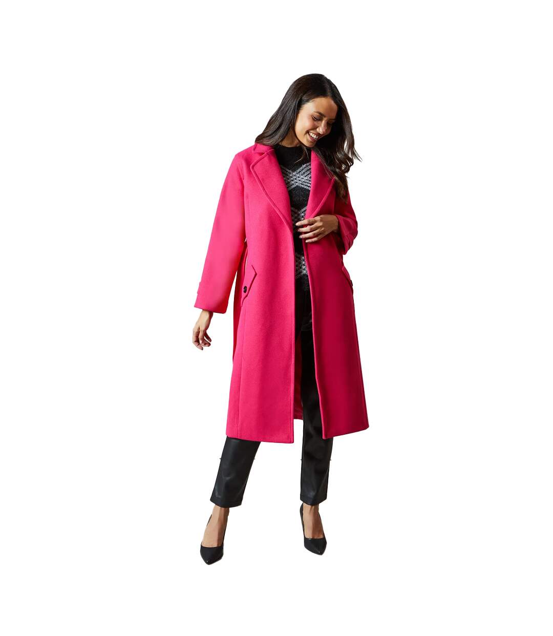 Trench femme rose Principles-1