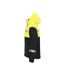Womens/ladies Progression Soft Shell Jacket Black Yellow Projob-3