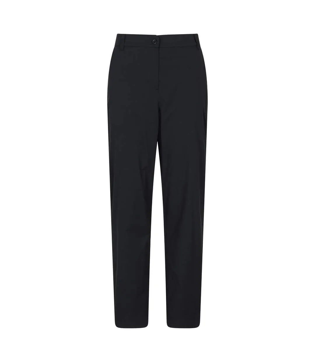 Womens/ladies Delta Fleece Lined Winter Trousers Black Mountain Warehouse-1