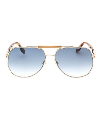 Lunettes De Soleil Motif/style Pilote Homme Taille Unique Bleu Beige Marc Jacob