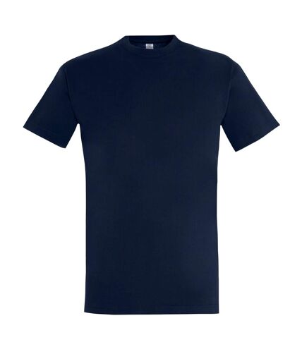 T-shirt manches courtes imperial homme bleu marine SOLS