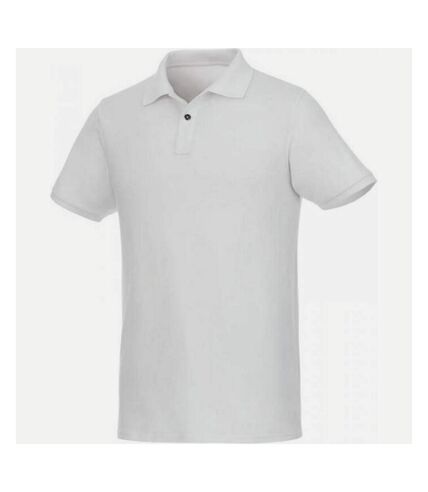 Elevate Mens Beryl Short Sleeve Polo Shirt (White)