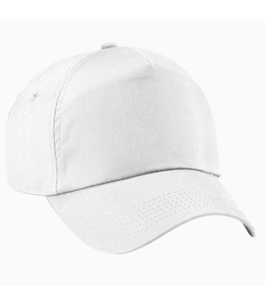 Casquette de baseball 100% coton adulte unisexe blanc Beechfield