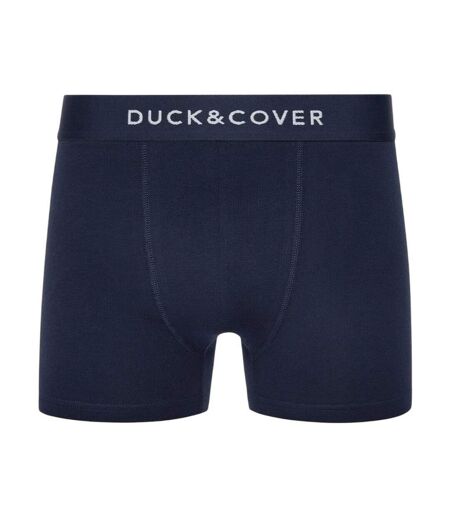 Pack of 3  Mens sagnet boxer shorts  blue/white/grey Duck and Cover