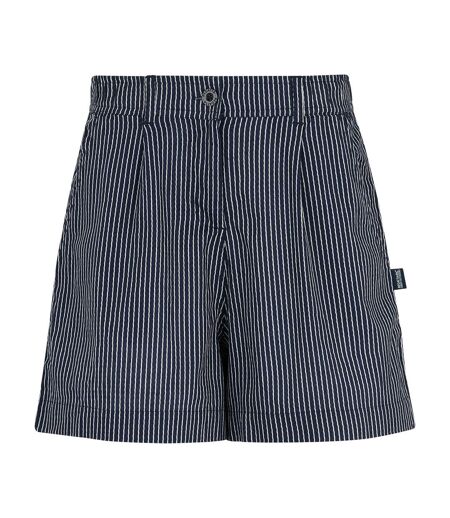 Short Décontracté Motif/style Rayure Verticale Sabelle Femme Bleu Marine Blanc Regatta