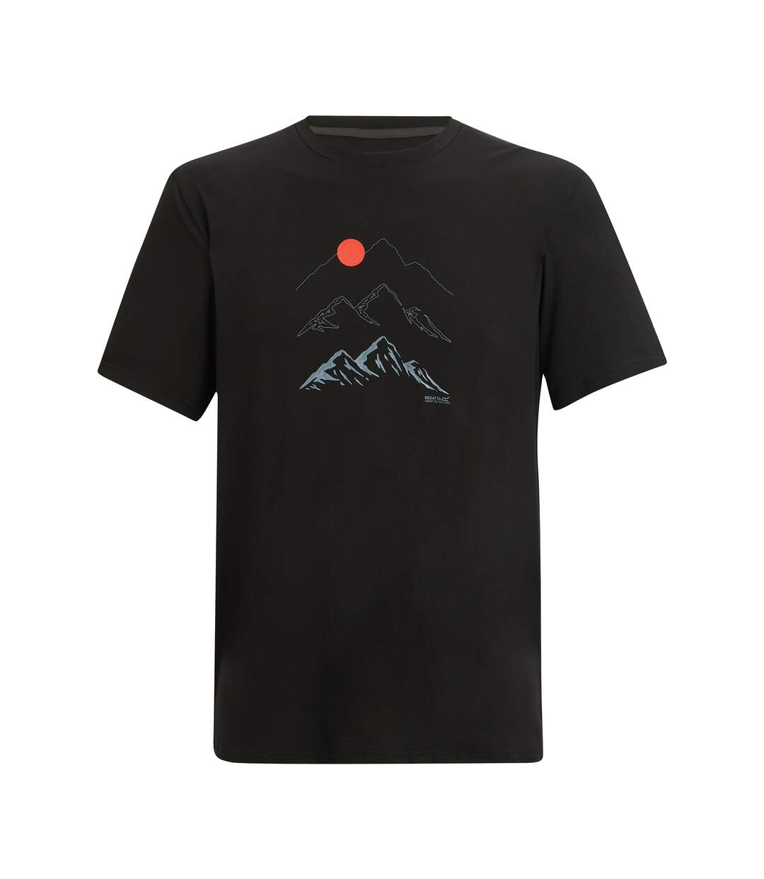 Mens Fingal Sunset Stretch T-shirt Black Regatta-2