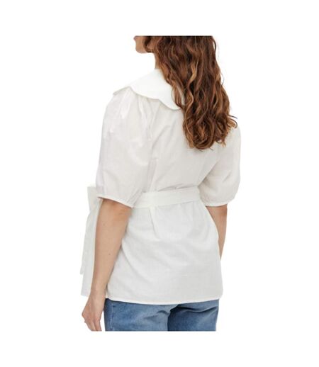 Blouse Blanche Femme Mamalicious Tora - L