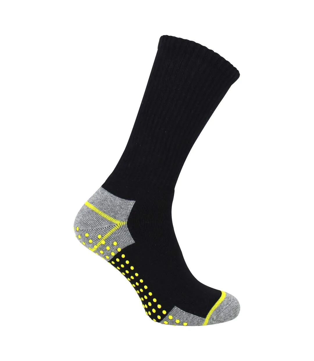 Sock Snob - Lot de 6 Chaussettes Homme Antidérapantes Travail avec Grip-3