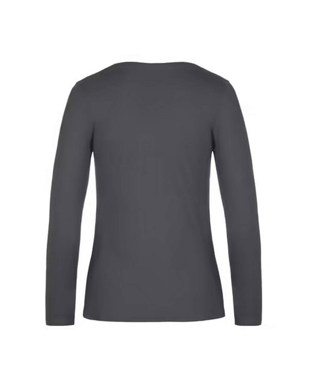 T-shirt Manches Longues #e190 Femme Gris Foncé B&C-2