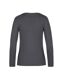 T-shirt Manches Longues #e190 Femme Gris Foncé B&C-2
