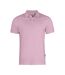 Mens Sunset Modern Polo Shirt Light Pink James Harvest-1
