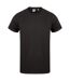 Skinni Fit Men Mens Feel Good Stretch V-neck Short Sleeve T-Shirt (Black) - UTRW4428