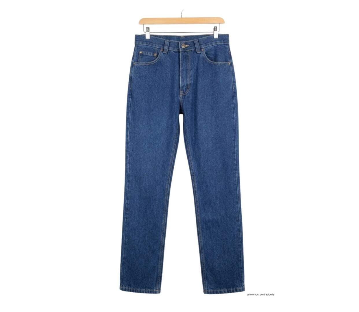 Jean 5 poches braguette zippée  KD010-2