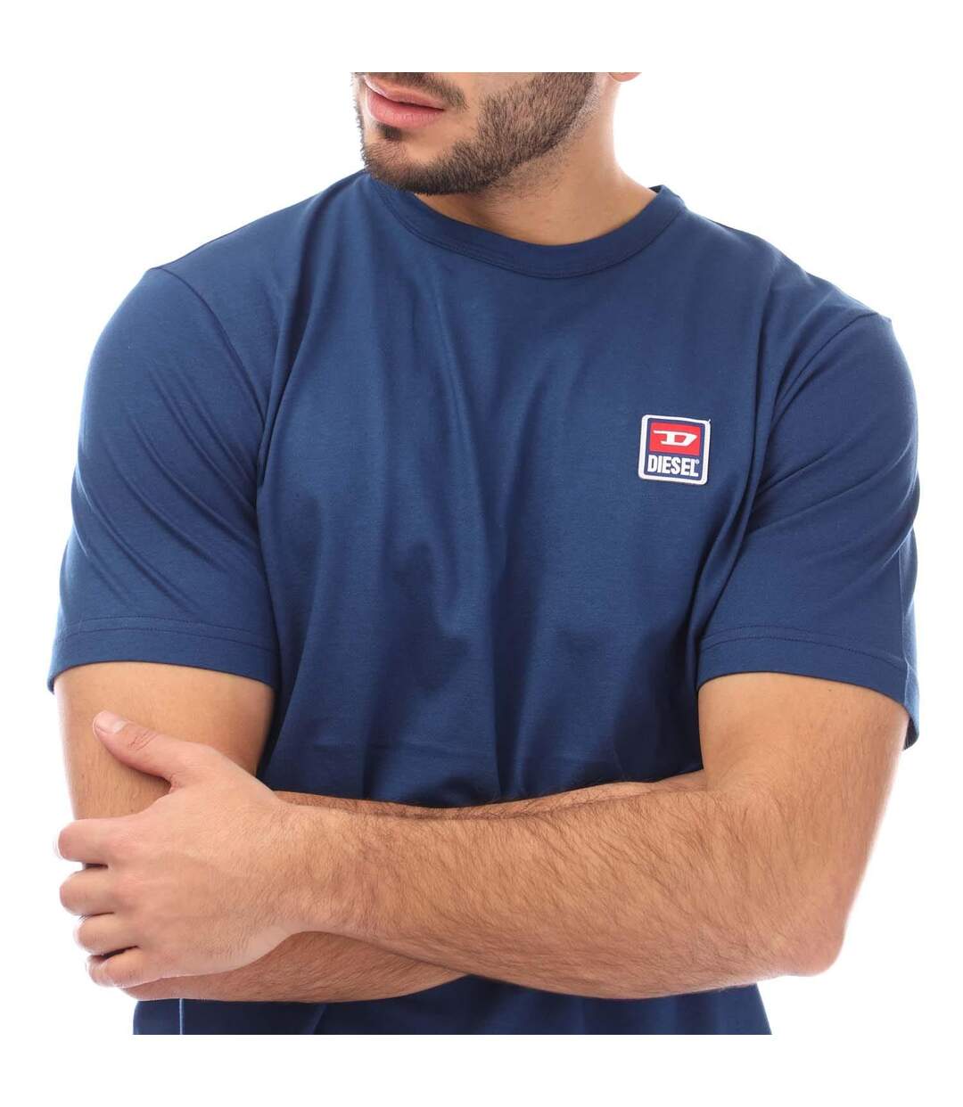 Mens T-just 16 T-shirt Navy Diesel-4