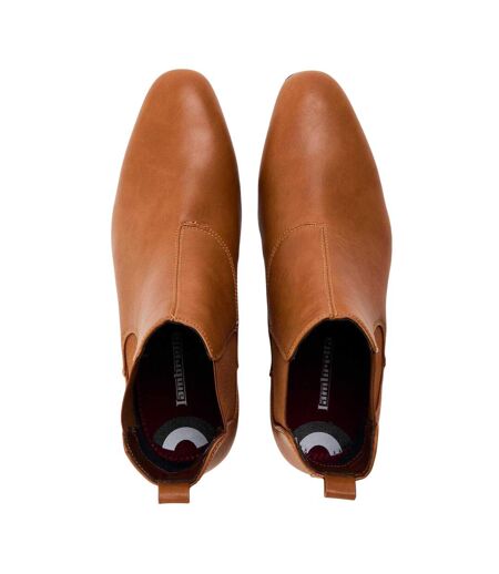 Mens Amberley Chelsea Boots Brown Lambretta