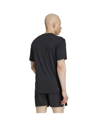 T-shirt Motif/style Logo Camouflage Homme Noir Adidas