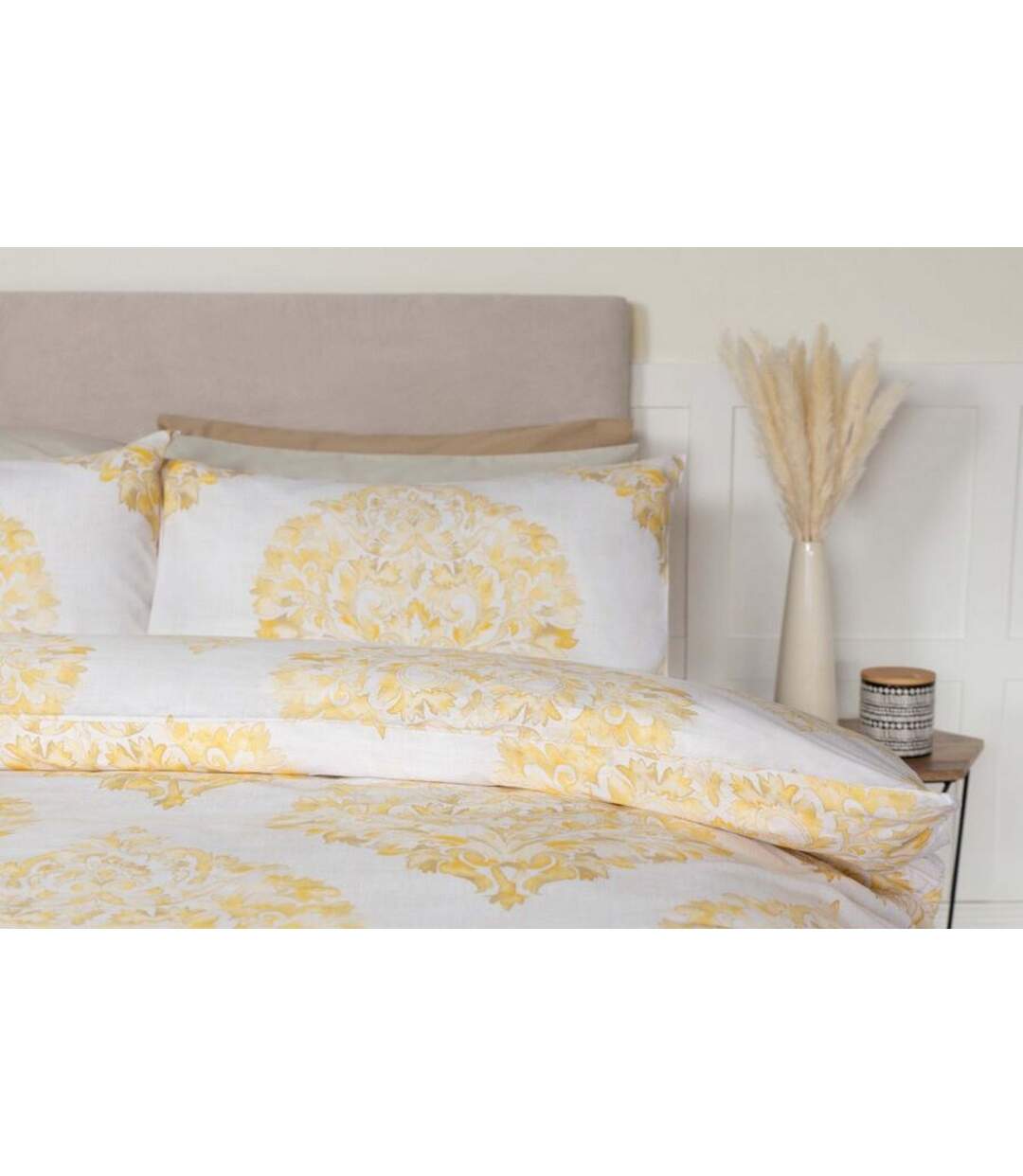 Persia duvet cover set white/saffron Belledorm-4