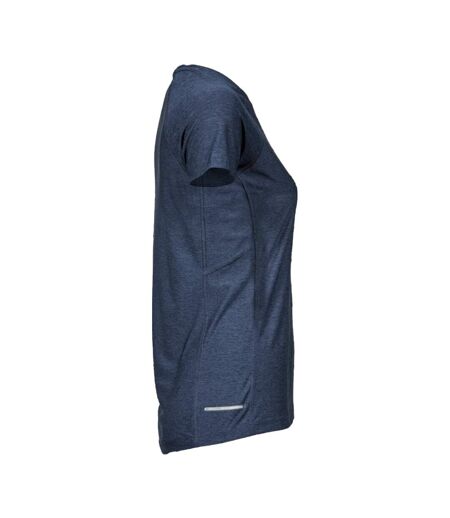 T-shirt Femme Bleu Marine Chiné Tee Jays