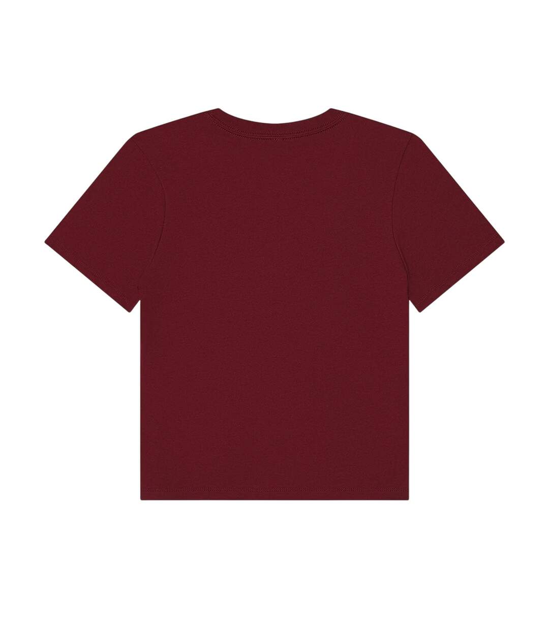Womens/ladies Heavy Duty Boxy T-shirt Maroon Bella + Canvas-2